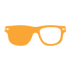 Yellow glasses icon