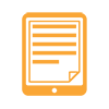 Yellow eBook icon